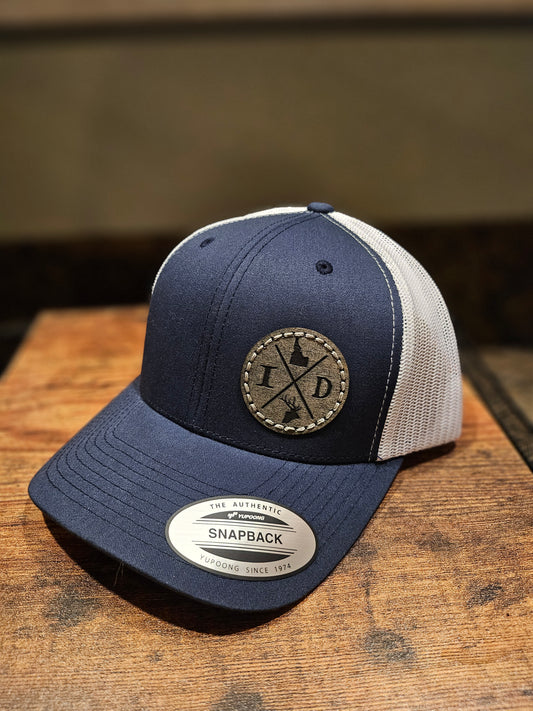 Idaho Medallion w/ Elk - Wood Patch - Trucker Hat