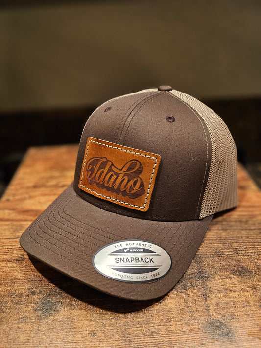 Idaho Leather Patch - Trucker Hat